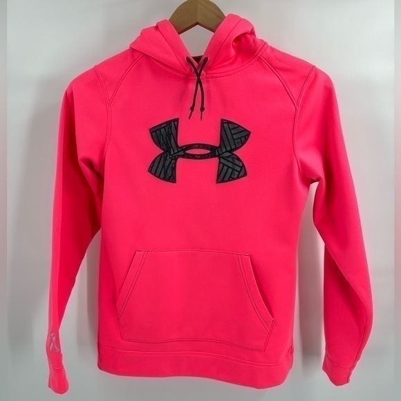Under‎ Armour Women's ColdGear Hot Pink Hoodie (Small) - Picture 1 of 8